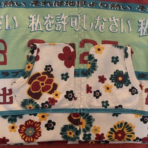 LUCKY BRAND SWEATSHIRT HOODIE* LUCKY CAT*SHIBUYA*JAPAN*EMBROIDER*ASIAN CHARACTER - Picture 7 of 9